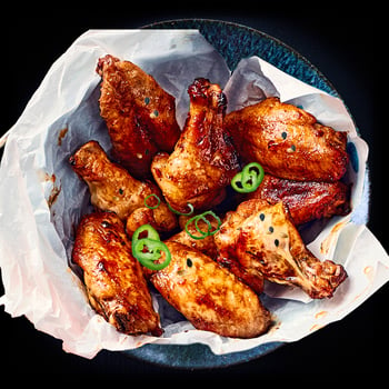 SPICY CHICKEN WINGS GO STYLE