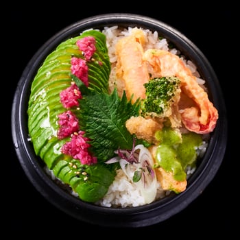 VEGGIE TEMPURA  BOWL