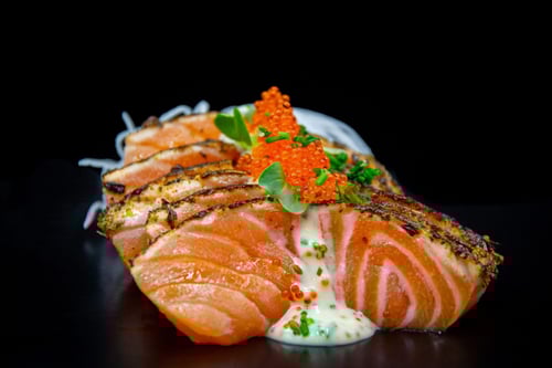 Creamy Lachs Sashimi