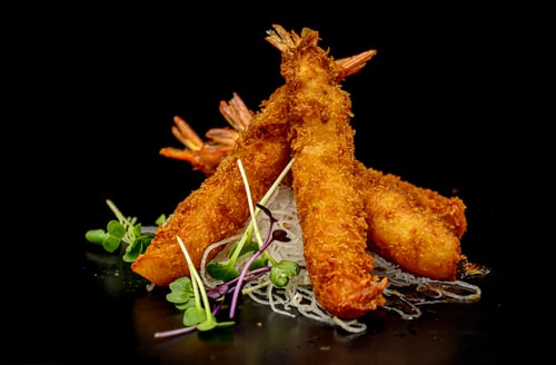 Frittierte Garnelen (4 St.)
