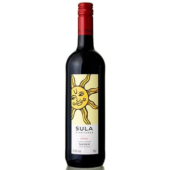 Indischer Wein Rot Shiraz 0,75l