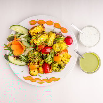 Gemüse Platte Tandoori