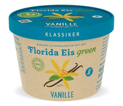 Florida-Eis Vanille, 500 ml