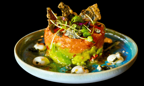 Crunchy Salmon Tatar 