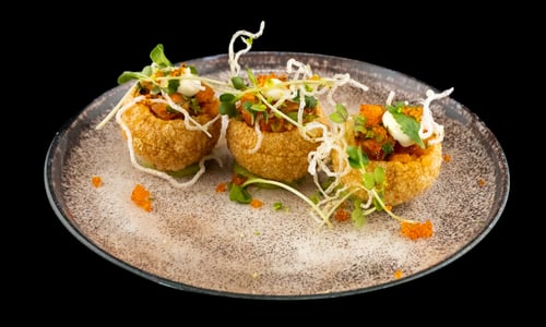 Salmon Sphere Tatar Salmon Sphere Tatar