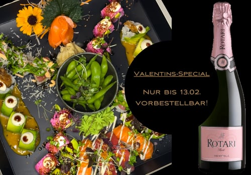 Valentinsplatte+Rotari Rosé 0,75l Valentinsplatte+Rotari Rosé 0,75l