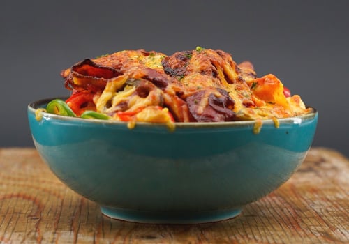 Chili Bacon Fries  (groß)