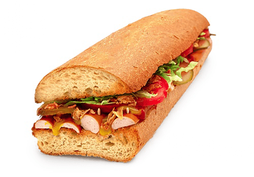 Baguette Hot Dog
