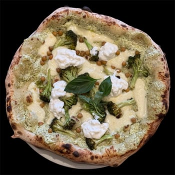 Monatspizza Stracciatella