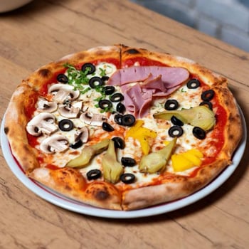 Pizza Quattro Stagioni Pizza Quattro Stagioni