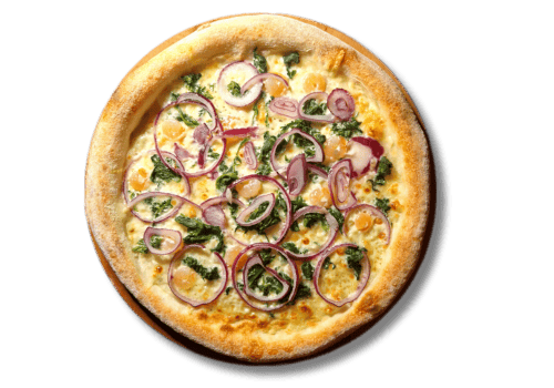 Pizza Gamba e Spinaci
