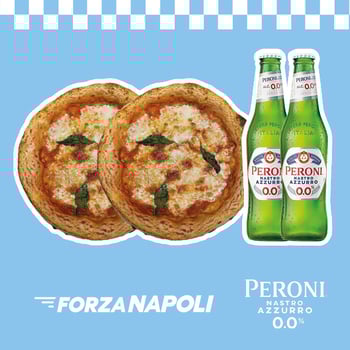 Peroni 0,0 % vol Menü