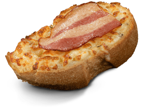 Knoblauchbrot mit Bacon & Cheese Knoblauchbrot mit Bacon & Cheese