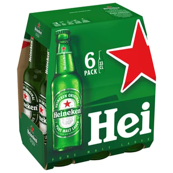 Heineken 6x0,33l                                           \        5 % vol.