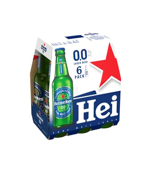 Heineken alkoholfrei 6x0,33l   0,5 % vol.