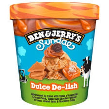 B&J'S SUNDES DULCE DE-LIS B&J'S SUNDES DULCE DE-LIS