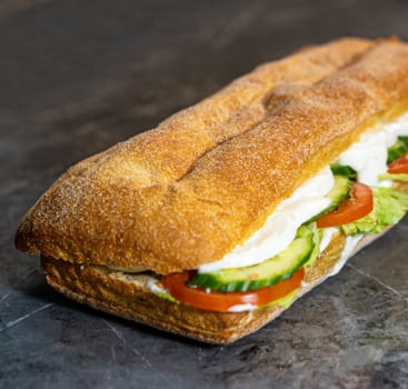Vegetarisch Baguette Vegetarisch Baguette