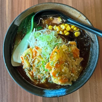 Kakiage Tempura Ramen Vegan