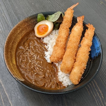 Ebi Fry Curry Rice