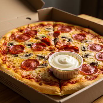 Pizza-Mittagsdeal