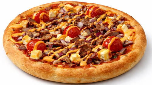 Pizza Chili-Cheese Döner Pizza Chili-Cheese Döner