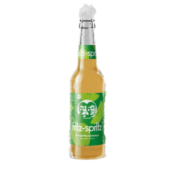 fritz-spritz bio-apfelschorle 0,33 l