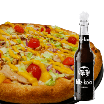 Chicken-Joppie-Pizza + GRATIS Fritz-Getränk!