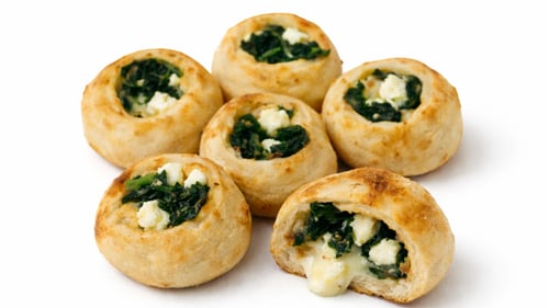 Spinat Brötchen