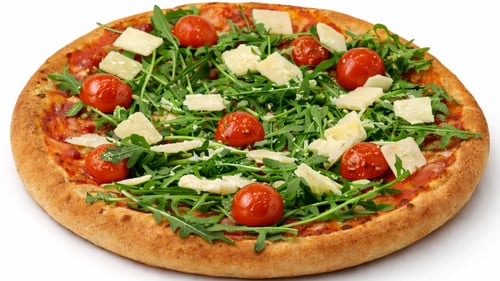Pizza Rucola Tomaten