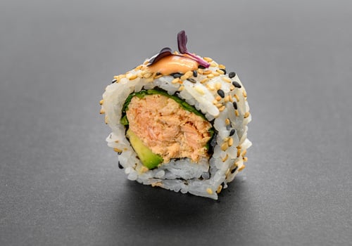 11.Gekochter Lachs Roll