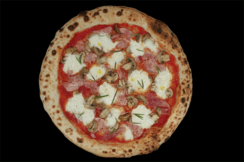 Pizza Prosciutto e Funghi Pizza Prosciutto e Funghi