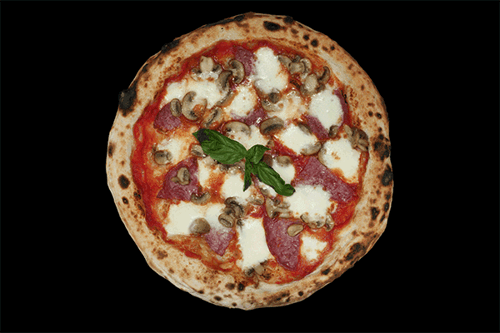Pizza Salami e Funghi Pizza Salami e Funghi