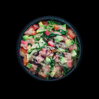 Sashimi Salat