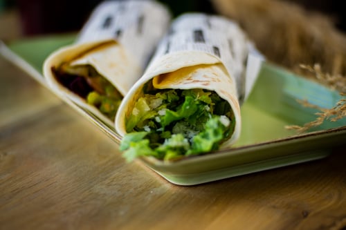 Bang Bang Chicken Wrap (vegan) Bang Bang Chicken Wrap (vegan)