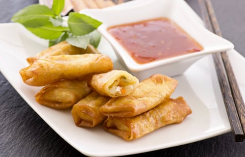 Mini Frühlingsrollen (9 Stück)