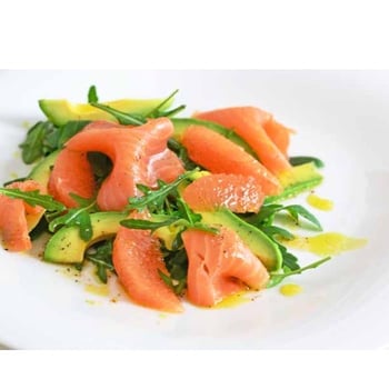 Sake Avocado Salat 