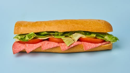 Croque Salami Normal, 27cm