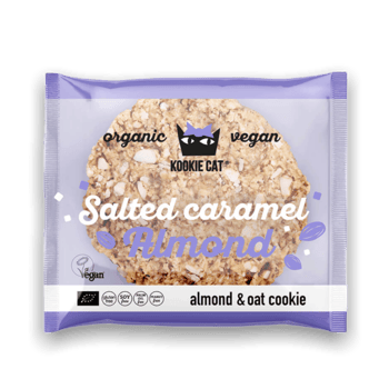 Kookie Cat Salzkaramell und Mandeln Vegan 50g