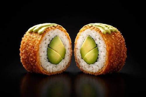 Avocado Rolle frittiert