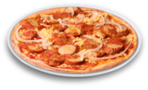 Pizza Currywurst Family, ø 40cm<sup>K,G,F,St</sup> Pizza Currywurst Family, ø 40cm<sup>K,G,F,St</sup>