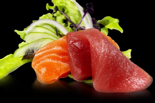 S62. Lachs & Thunfisch Sashimi