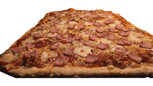 Familienpizza Schinken
