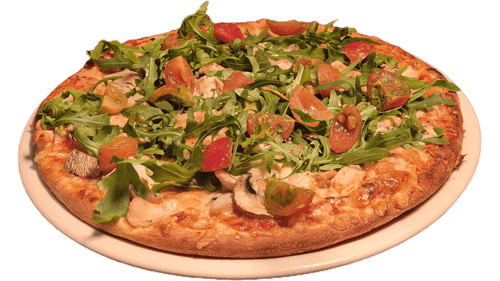 Pizza Pollo e Funghi (scharf)