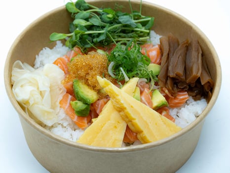 Chirashi Bowl Lachs Chirashi Bowl Lachs