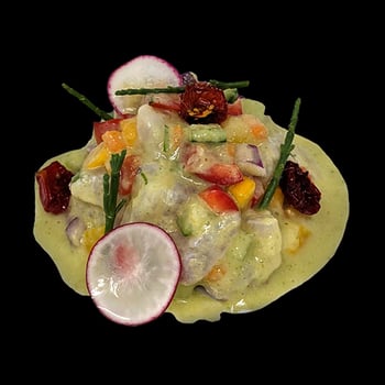 Ceviche vom Wolfsbarsch Ceviche vom Wolfsbarsch