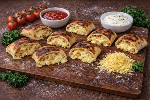Pizzabrötchen Gouda