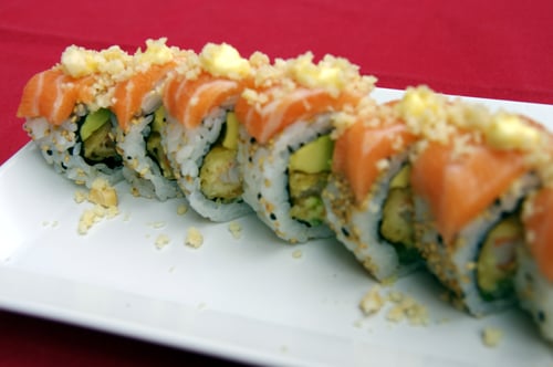 O14.B Washington Roll mit Lachs O14.B Washington Roll mit Lachs