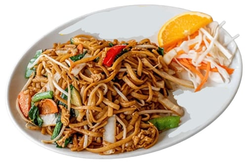 Gebratene Bandnudeln (vegetarisch) Gebratene Bandnudeln (vegetarisch)