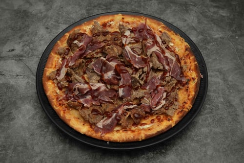 Pizza Beef and Bacon Pizza Beef and Bacon