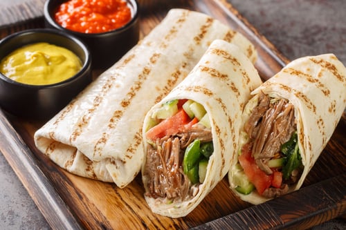 Wrap Grilled Beef